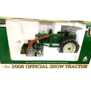 1/16 Oliver 770 Tractor With New Idea 504 Loader, 2008 World Pork Expo NIB